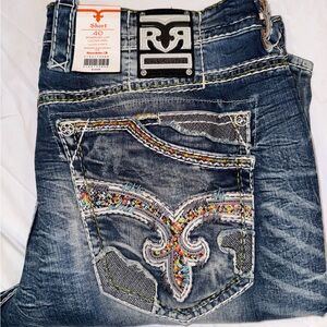 Men’s Rock Revival Jean Shorts